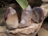 Natural Red Hematoid Quartz Crystals x 35 From Karoi, Zimbabwe