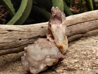 Natural Red Hematoid Quartz Clusters x 6 From Karoi, Zimbabwe