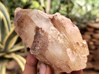 Natural Red Hematoid Quartz Clusters x 6 From Karoi, Zimbabwe