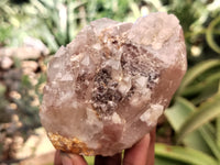 Natural Red Hematoid Quartz Clusters x 6 From Karoi, Zimbabwe