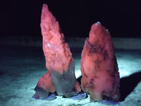 Natural Drusy Quartz Coated Calcite Pseudomorph Specimens x 35 From Alberts Mountain, Lesotho