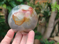 Polished Polychrome Jasper Spheres x 3 From Mahajanga, Madagascar