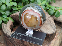 Polished Polychrome Jasper Spheres x 3 From Mahajanga, Madagascar