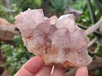 Natural Amethyst Spirit Quartz Clusters x 2 From Boekenhouthoek, South Africa