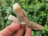 Natural Drusy Quartz Coated Calcite Pseudomorph Specimens x 12 From Alberts Mountain, Lesotho