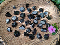 Natural Schorl Black Tourmaline Specimens x 70 From Erongo, Namibia