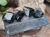 Natural Schorl Black Tourmaline Specimens x 70 From Erongo, Namibia