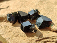 Natural Schorl Black Tourmaline Specimens x 70 From Erongo, Namibia