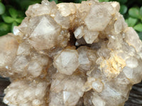 Natural Smokey Phantom Quartz Cluster x 1 From Luena, Congo