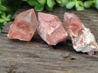 Natural Red Hematoid Quartz Crystals x 35 From Karoi, Zimbabwe