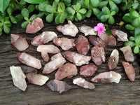 Natural Red Hematoid Quartz Crystals x 35 From Karoi, Zimbabwe