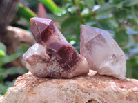 Natural Red Hematoid Quartz Crystals x 35 From Karoi, Zimbabwe