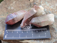 Natural Red Hematoid Quartz Crystals x 35 From Karoi, Zimbabwe