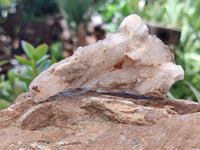 Natural Drusy Quartz Coated Calcite Pseudomorph Specimens x 12 From Alberts Mountain, Lesotho