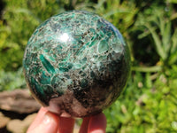 Polished Emerald Mica In Matrix Sphere x 1 From Mutoko, Zimbabwe