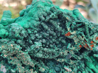 Natural Malachite Stalactite Specimen x 1 From Kolwezi, Congo