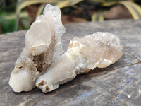 Natural Drusy Quartz Coated Calcite Pseudomorph Specimens x 12 From Alberts Mountain, Lesotho