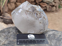 Polished Inclusion Quartz Crystals x 2 From Madagascar