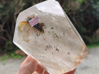 Polished Inclusion Quartz Crystals x 2 From Madagascar