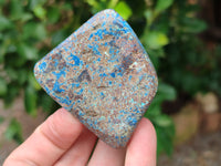 Polished Shattuckite With Chrysocolla and Azurite Free Forms x 6 From Congo