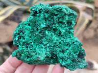 Natural Silky Malachite Specimens x 6 From Kasompe, Congo