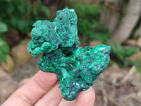 Natural Silky Malachite Specimens x 6 From Kasompe, Congo