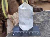 Polished Clear Quartz Crystals x 4 From Madagascar