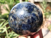 Polished Iolite Spheres x 4 From Ambatofinandrahana, Madagascar