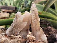 Natural Drusy Quartz Coated Calcite Pseudomorph Specimens x 12 From Alberts Mountain, Lesotho