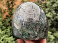 Polished Fuchsite Standing Free Forms x 4 From Madagascar