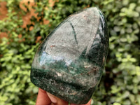 Polished Fuchsite Standing Free Forms x 4 From Madagascar