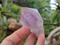 Natural Jacaranda Amethyst Single Quartz Crystals x 24 from Mumbwa, Zambia