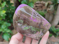 Polished Stichtite Standing Free Forms x 2 From Barberton, South Africa