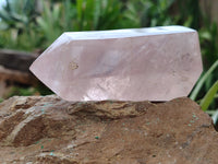 Polished Rose Quartz Points x 6 From Ambatondrazaka, Madagascar