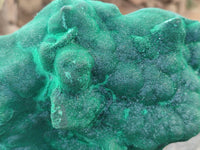 Natural Silky Malachite Stalactite Specimen With Chrysocolla x 1 From Kasompe, Congo