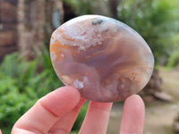 Polished Flower Agate Palm Stones x 12 From Antsahalova, Madagascar