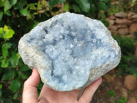 Natural Celestite Geode Specimen x 1 From Sakoany, Madagascar