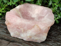 Polished Rose Quartz Bowl x 1 From Madagascar