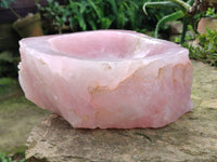 Polished Rose Quartz Bowl x 1 From Madagascar