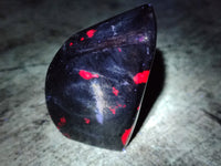 Polished Ruby Corundum In Chrome Verdite Standing Free Forms x 6 From Zimbabwe