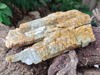 Natural Gypsum Specimens x 2 From Congo