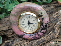 Hand Made Rhodonite Alarm Clock - sold per item - From Zimbabwe