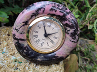 Hand Made Rhodonite Alarm Clock - sold per item - From Zimbabwe