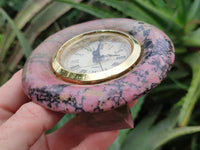 Hand Made Rhodonite Alarm Clock - sold per item - From Zimbabwe