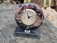 Hand Made Rhodonite Alarm Clock - sold per item - From Zimbabwe