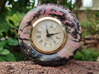 Hand Made Rhodonite Alarm Clock - sold per item - From Zimbabwe