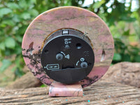 Hand Made Rhodonite Alarm Clock - sold per item - From Zimbabwe