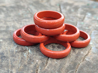 Hand Made Red Jasper Rings - sold per item - From South Africa