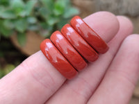 Hand Made Red Jasper Rings - sold per item - From South Africa