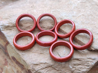 Hand Made Red Jasper Rings - sold per item - From South Africa